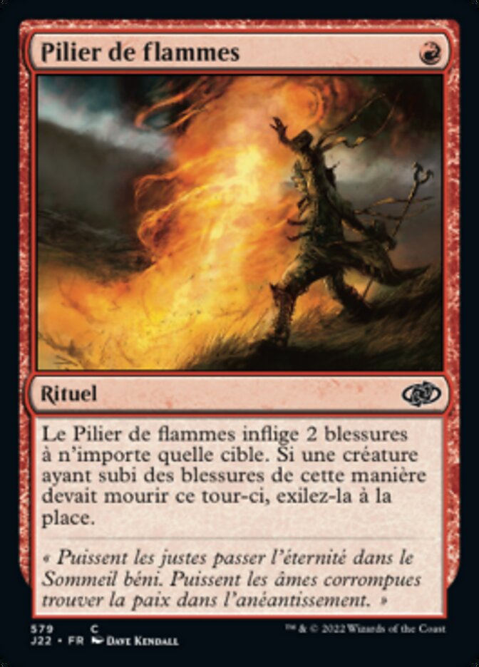 Pilier de flammes — Jumpstart 2022 579/835