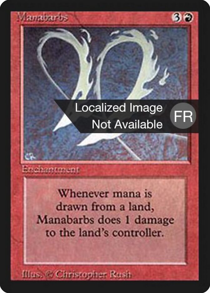 Manabarbs — Foreign Black Border 165/307