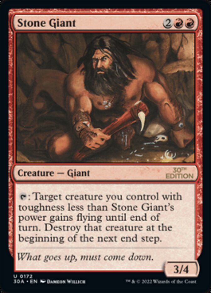 Stone Giant — 30th Anniversary Edition 172/594