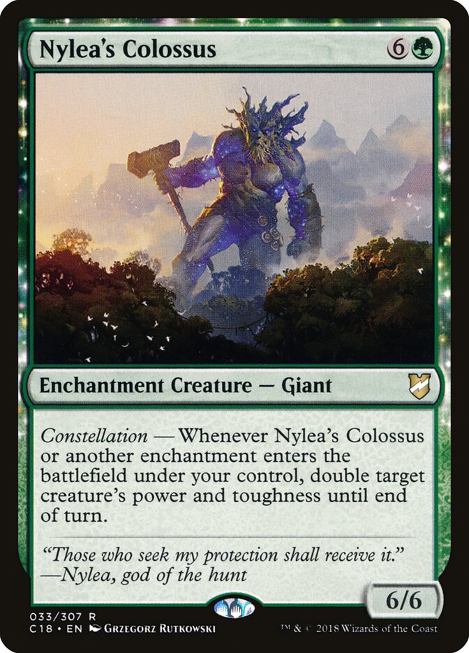 Nylea's Colossus — Commander 2018 33/307