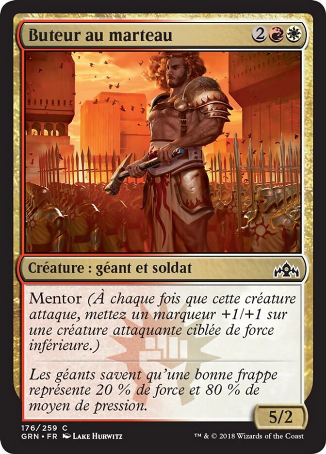 Buteur au marteau — Guilds of Ravnica 176/273