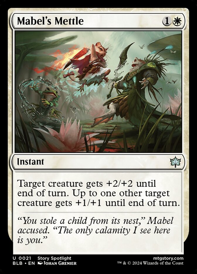 Ardeur de Mabel — Bloomburrow 21/398