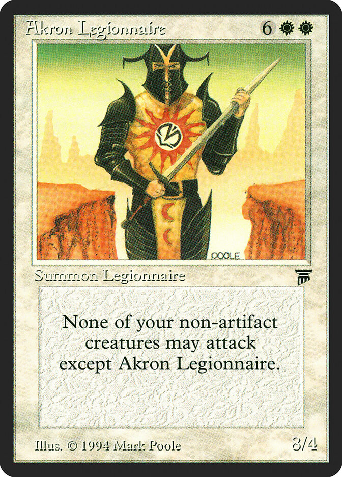 Akron Legionnaire — Legends 1/310