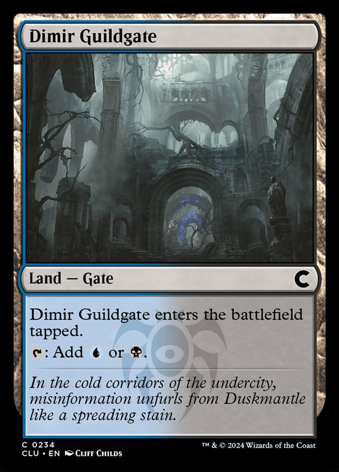 Dimir Guildgate — Ravnica: Clue Edition 234/284