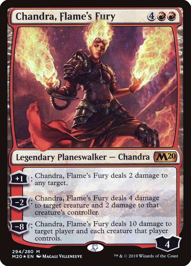 Chandra, Flame's Fury — Core Set 2020 294/345
