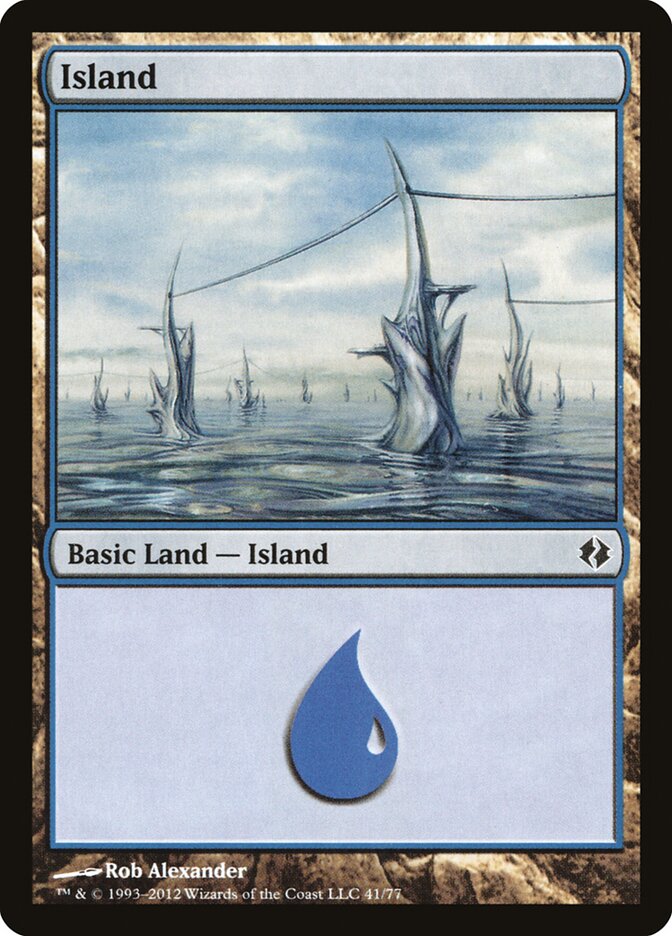 Island — Duel Decks: Venser vs. Koth 41/77