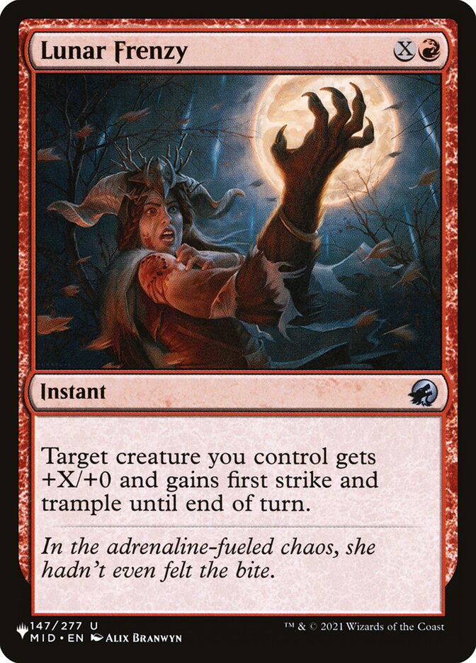 Lunar Frenzy — The List MID-147/5581