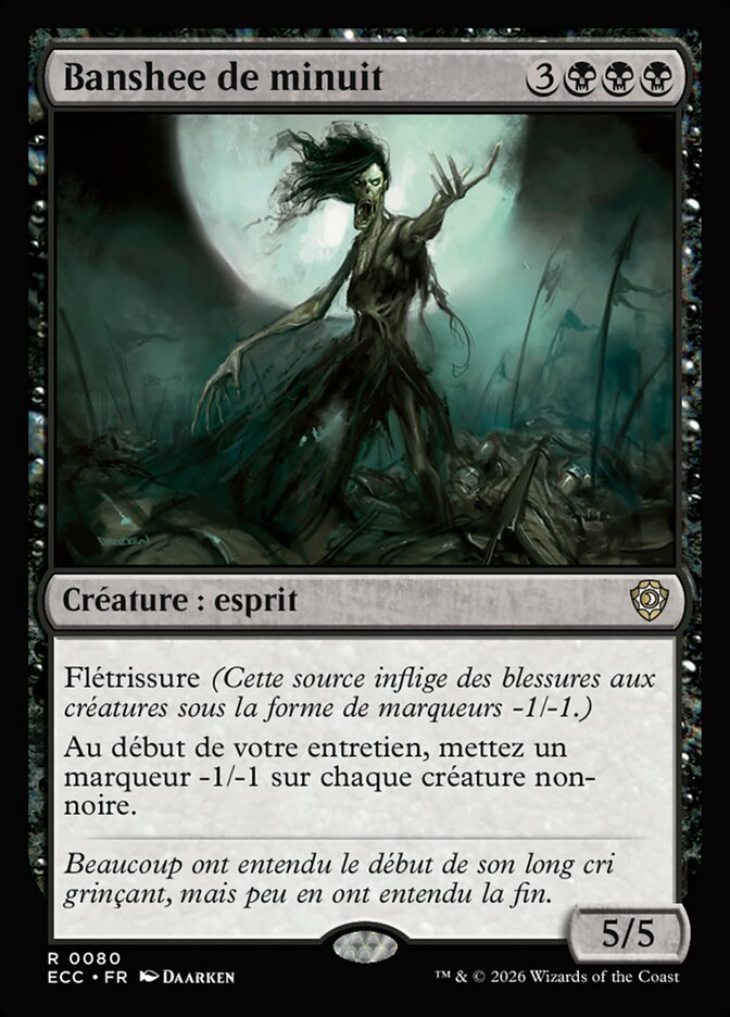 Banshee de minuit — Lorwyn Eclipsed Commander 80/176