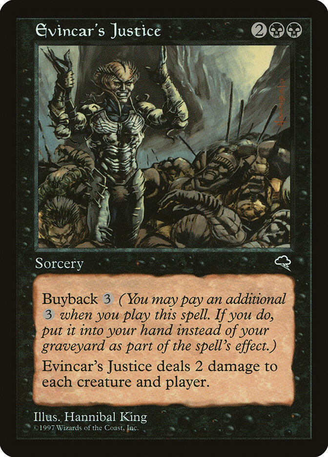 Evincar's Justice — Tempest 134/350