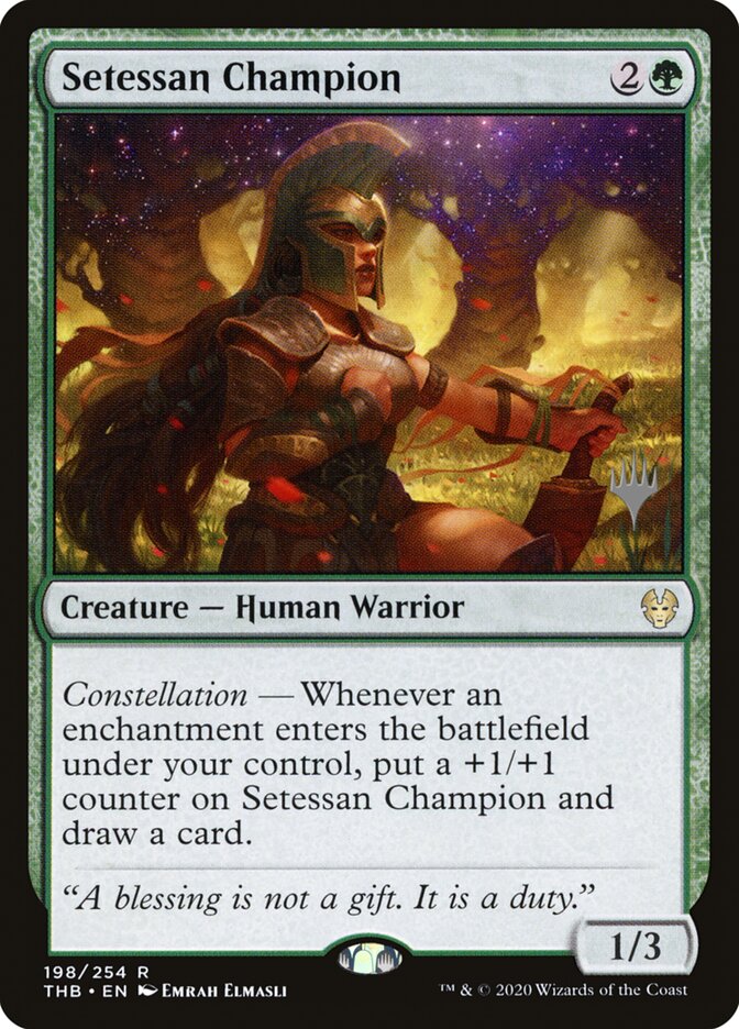 Setessan Champion — Theros Beyond Death Promos 198p/137