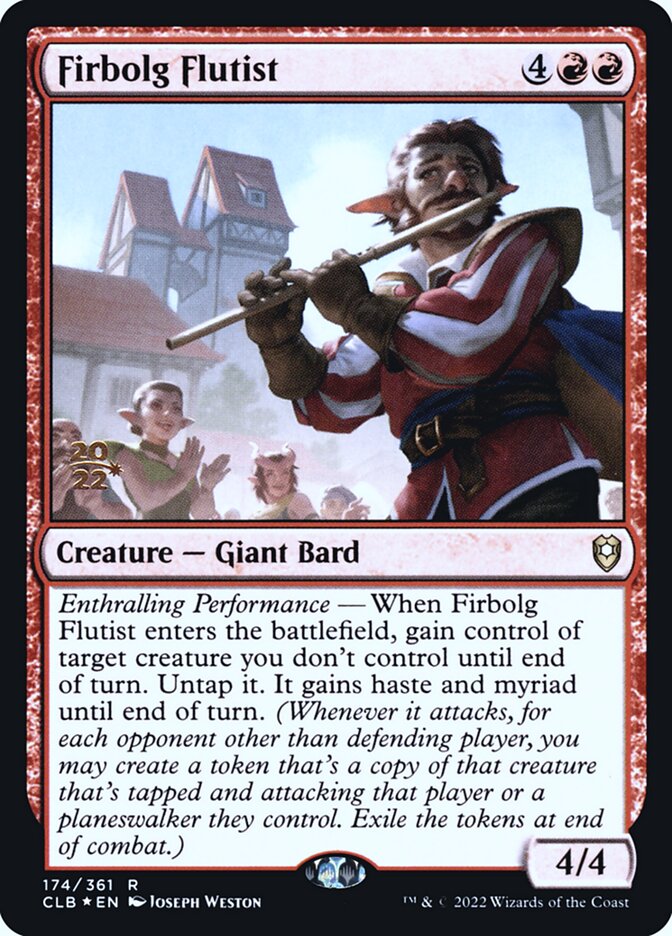 Firbolg Flutist — Battle for Baldur's Gate Promos 174s/104