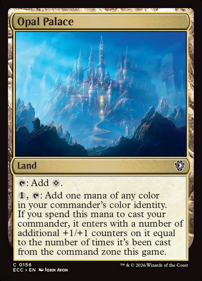 Opal Palace — Lorwyn Eclipsed Commander 156/176