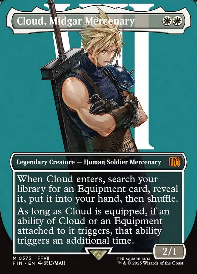Cloud, Midgar Mercenary — Final Fantasy 375/595