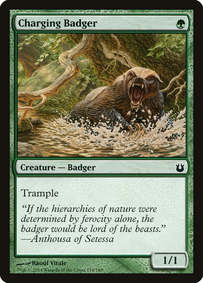 Charging Badger — Born of the Gods 118/165