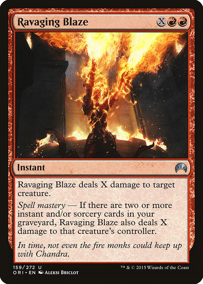 Ravaging Blaze — Magic Origins 159/288