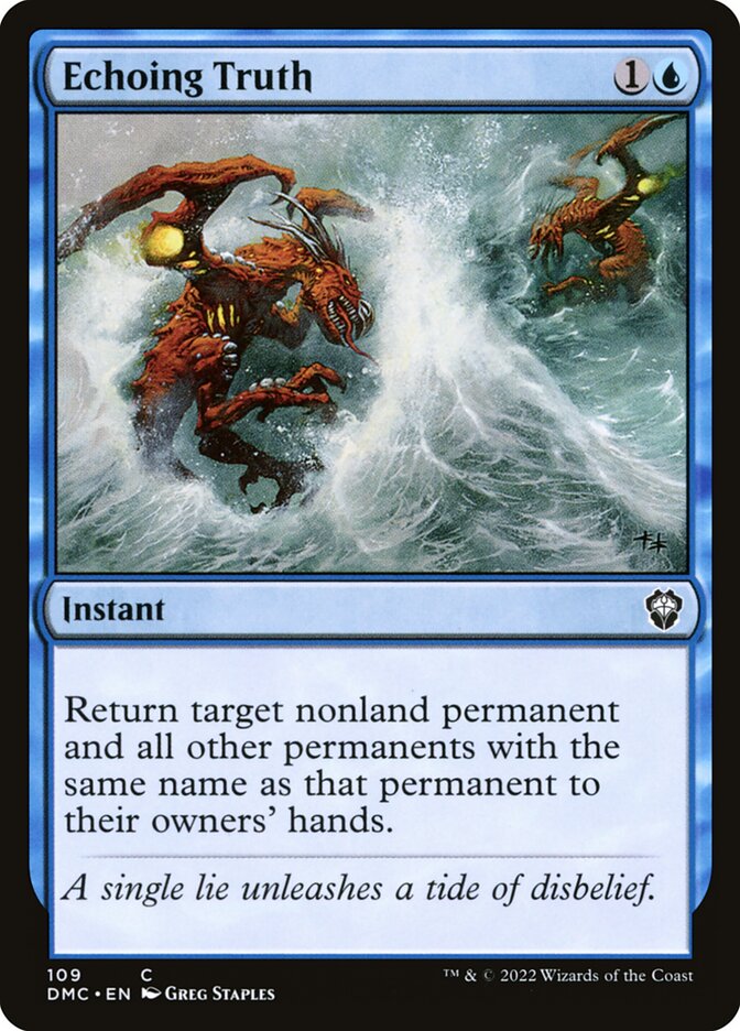 Echoing Truth — Dominaria United Commander 109/240