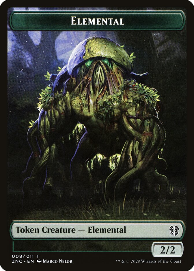 Elemental — Zendikar Rising Commander Tokens 8/11