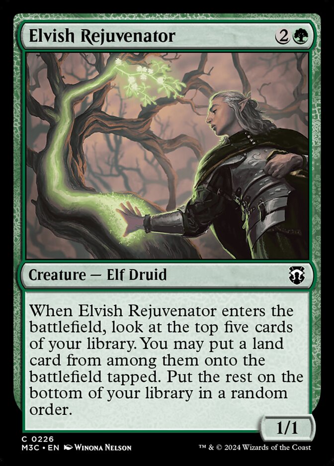 Elvish Rejuvenator — Modern Horizons 3 Commander 226/398