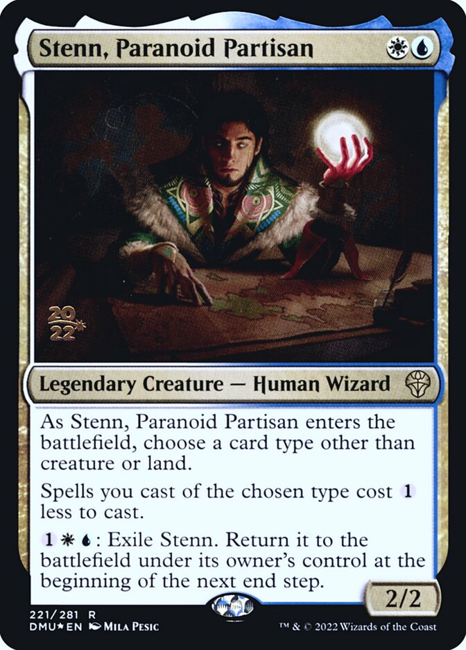 Stenn, Paranoid Partisan — Dominaria United Promos 221s/161