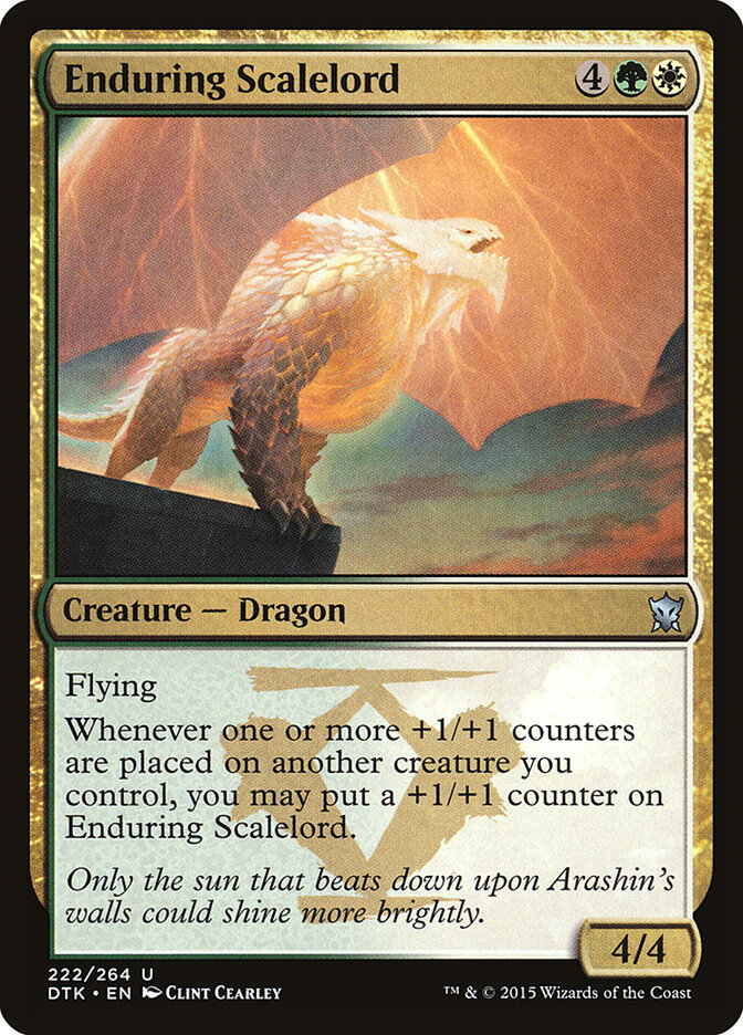 Enduring Scalelord — Dragons of Tarkir 222/264