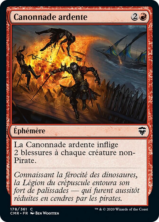 Canonnade ardente — Commander Legends 178/718