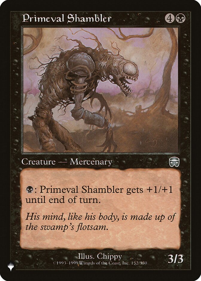 Primeval Shambler — The List MMQ-152/5581