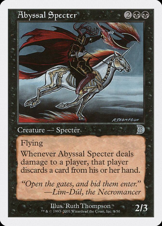 Abyssal Specter — Deckmasters 1/58