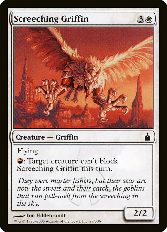 Griffon grinçant — Ravnica: City of Guilds 29/306