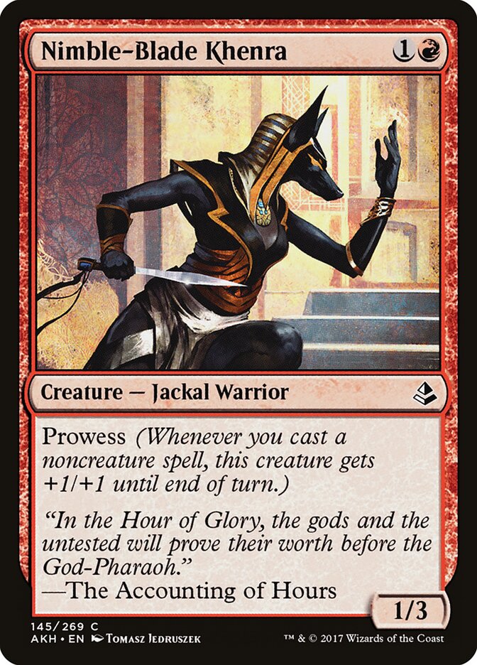 Nimble-Blade Khenra — Amonkhet 145/287