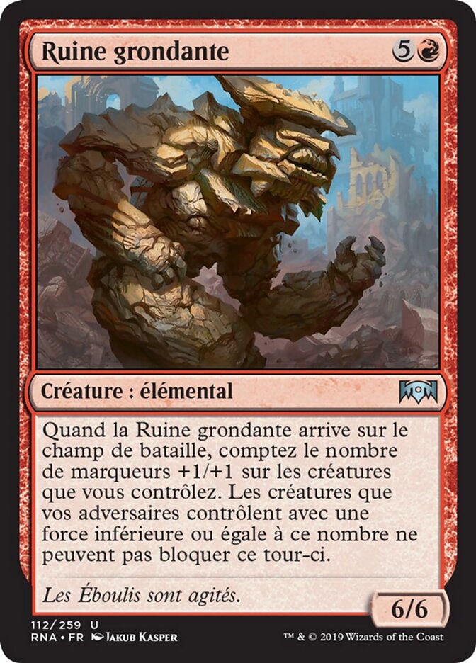 Ruine grondante — Ravnica Allegiance 112/273
