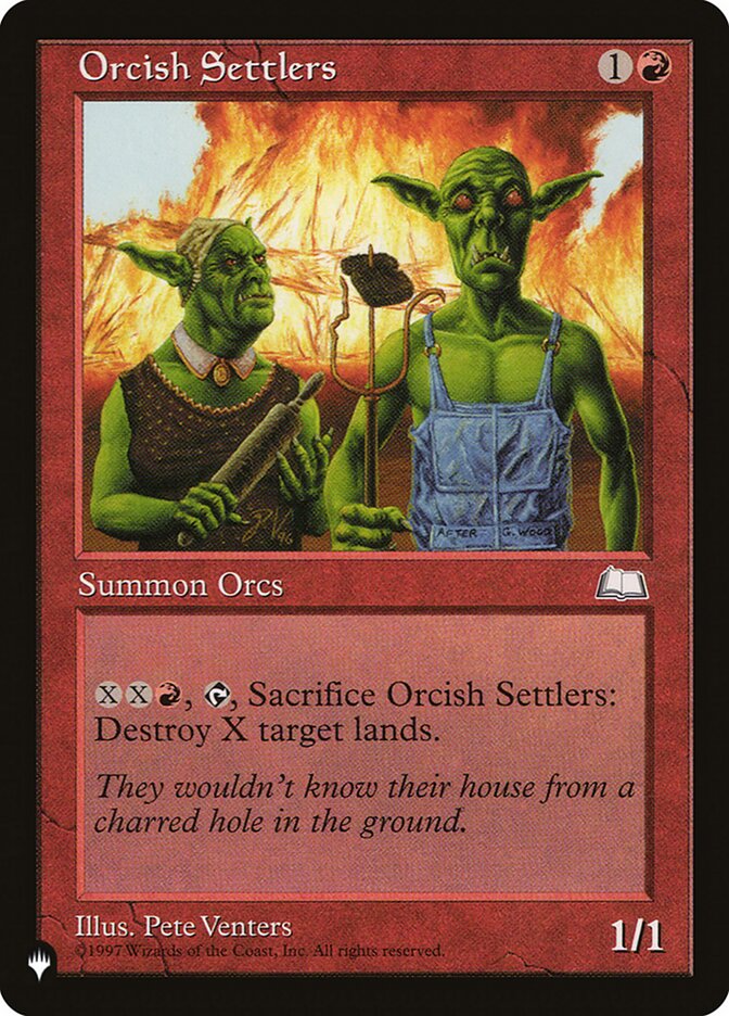 Orcish Settlers — The List WTH-112/5581