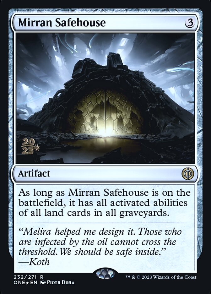 Mirran Safehouse — Phyrexia: All Will Be One Promos 232s/160
