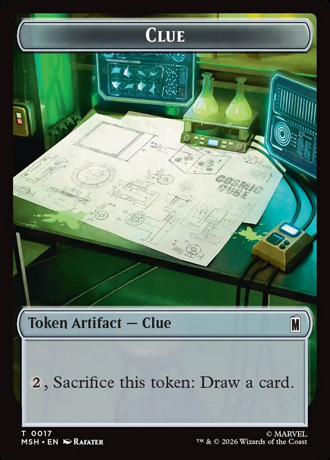 Clue — Marvel Super Heroes Tokens 17/27