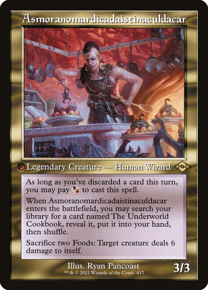 Asmoranomardicadaistinaculdacar — Modern Horizons 2 417/493