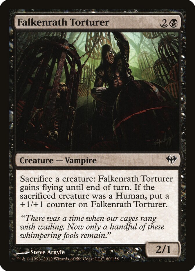 Falkenrath Torturer — Dark Ascension 60/158