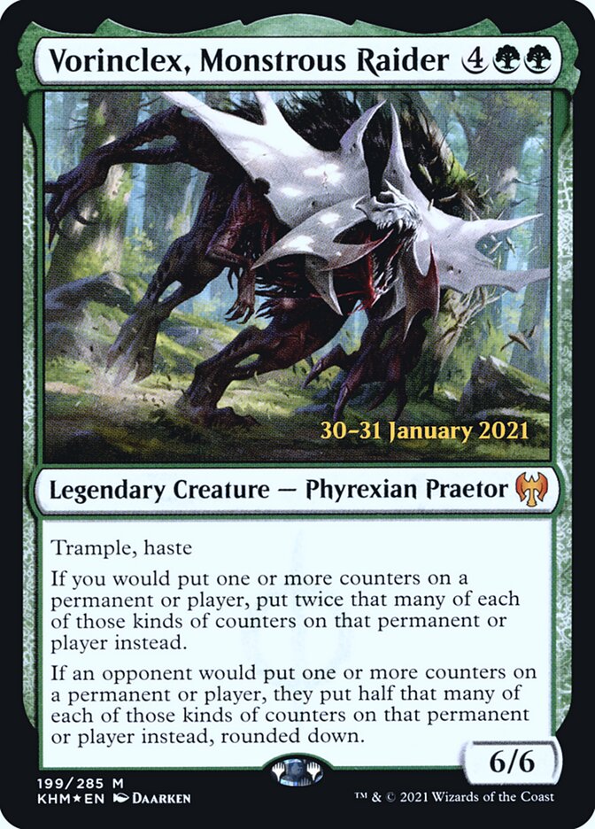 Vorinclex, Monstrous Raider — Kaldheim Promos 199s/158