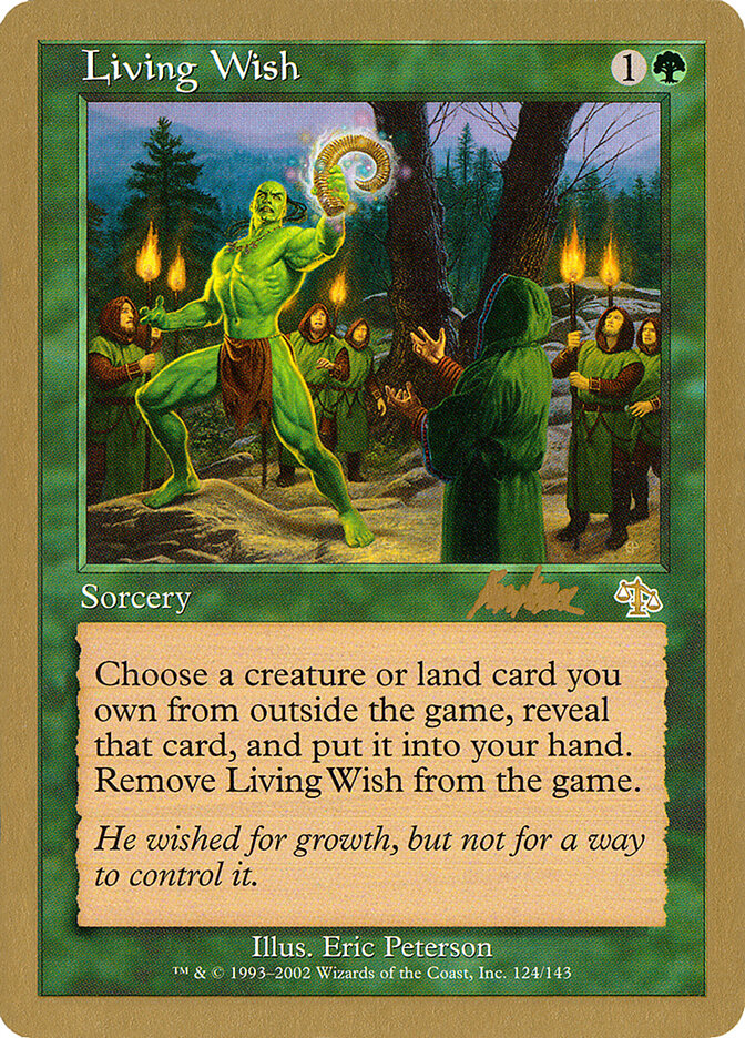 Living Wish — World Championship Decks 2002 bk124/153
