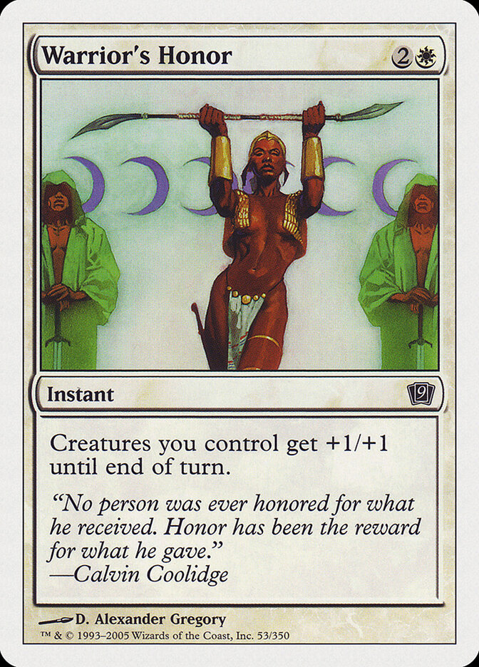 Warrior's Honor — Ninth Edition 53/709
