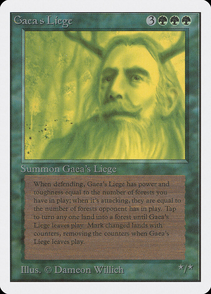 Gaea's Liege — Unlimited Edition 197/302