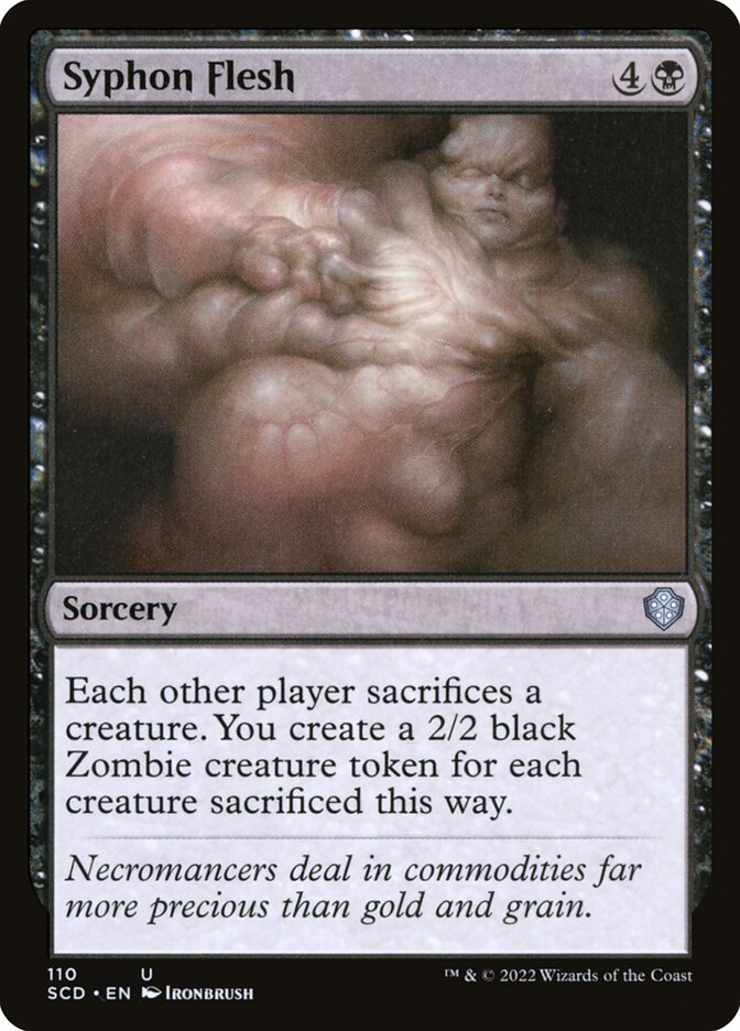 Syphon Flesh — Starter Commander Decks 110/352