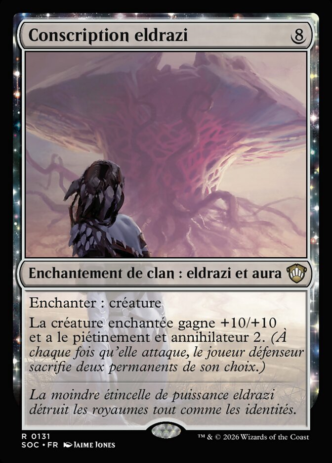 Conscription eldrazi — Secrets of Strixhaven Commander 131/426
