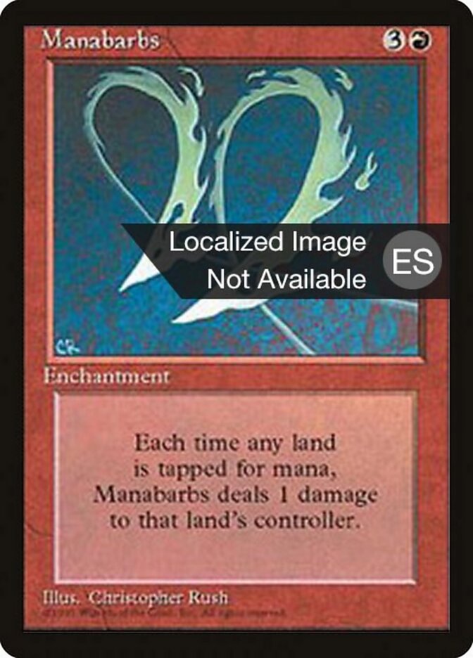 Manabarbs — Fourth Edition Foreign Black Border 212/378