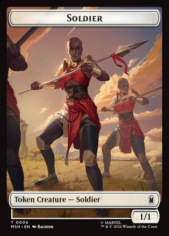 Soldier — Marvel Super Heroes Tokens 4/27