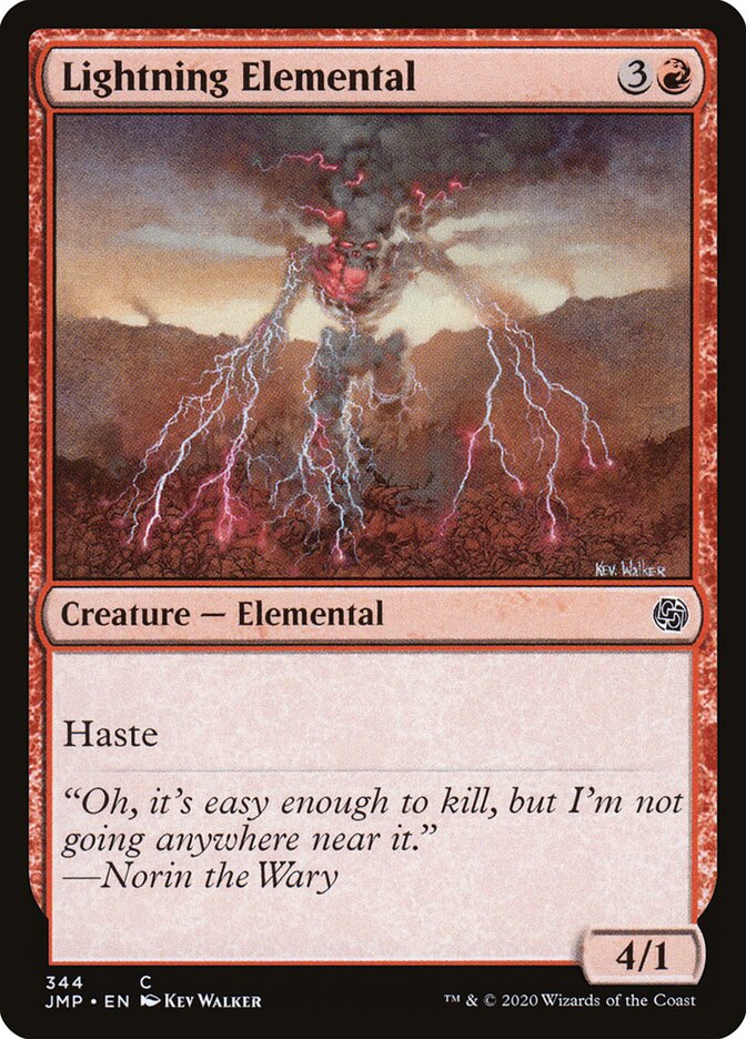 Lightning Elemental — Jumpstart 344/497