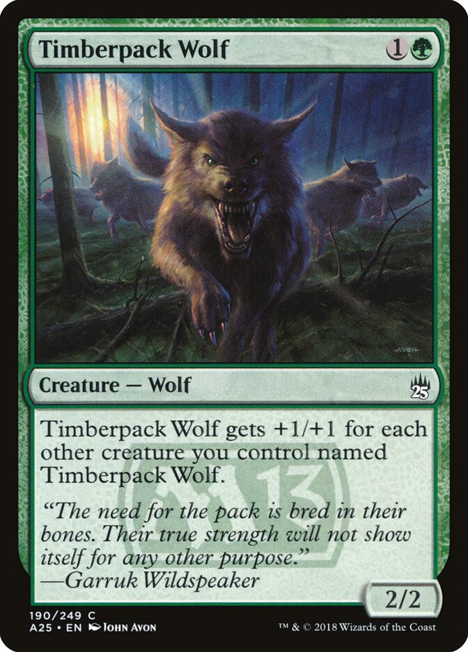 Timberpack Wolf — Masters 25 190/249