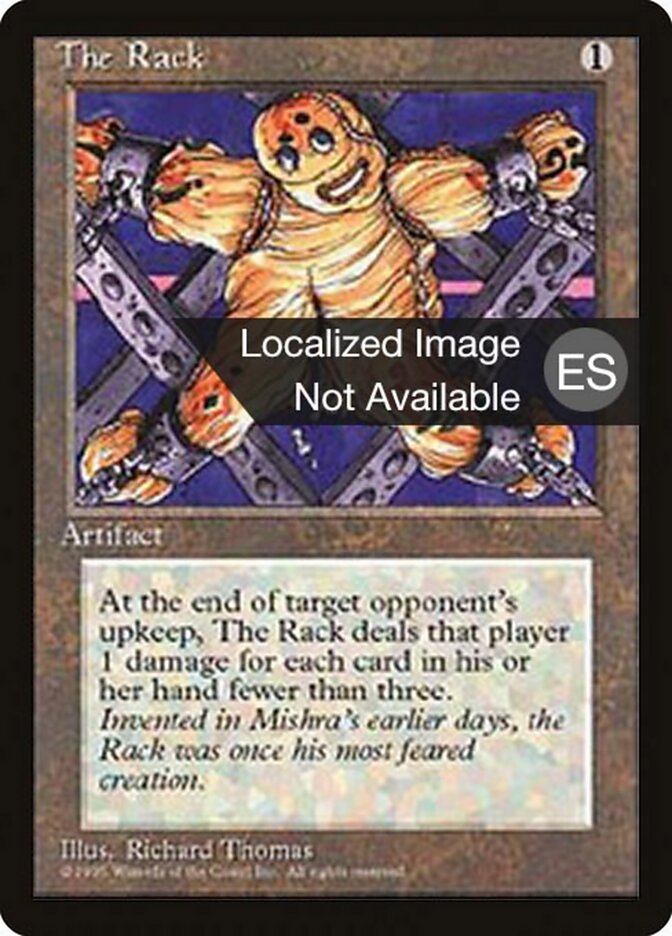 The Rack — Fourth Edition Foreign Black Border 352/378
