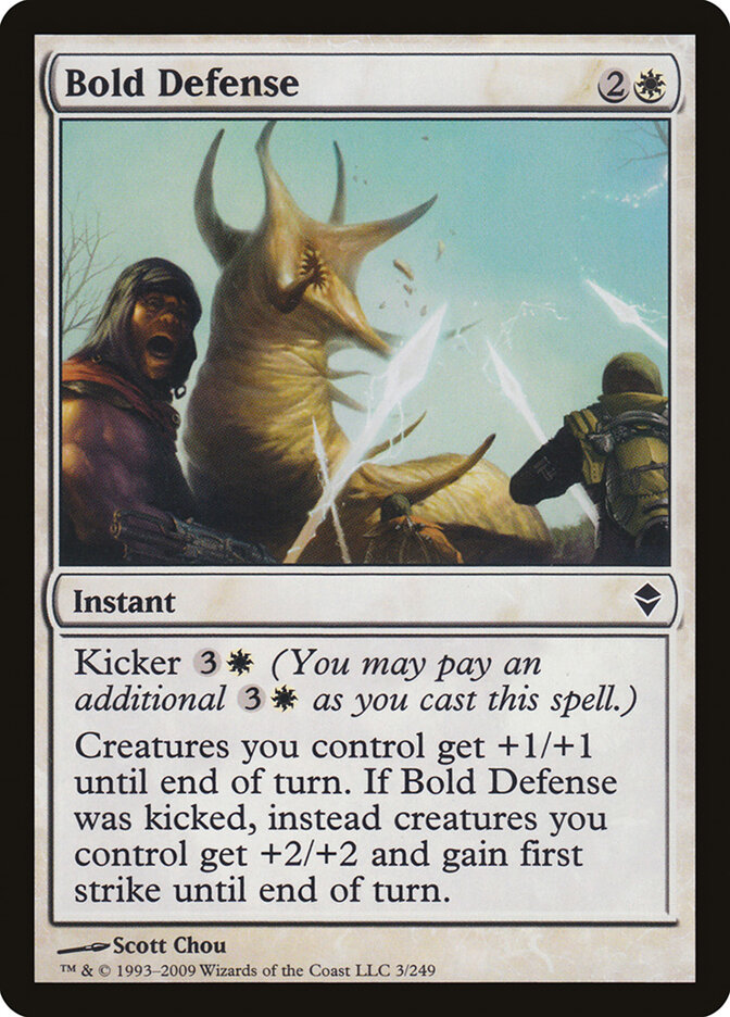 Bold Defense — Zendikar 3/269