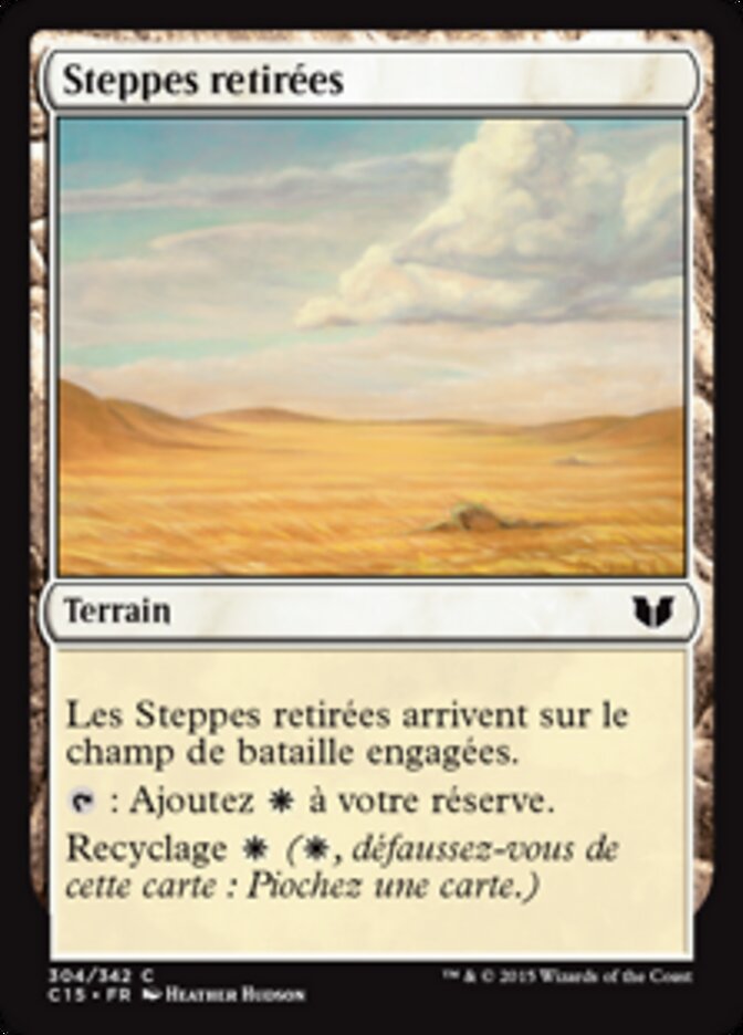 Steppes retirées — Commander 2015 304/342