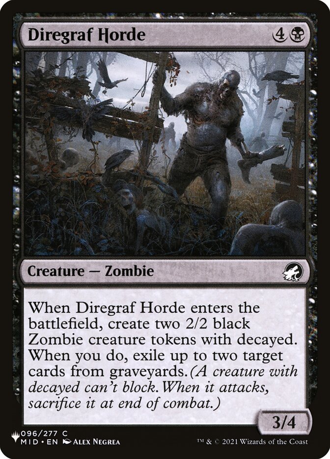 Diregraf Horde — The List MID-96/5581