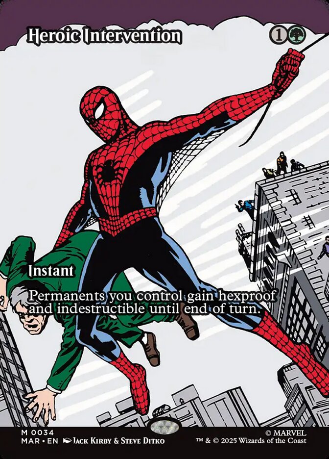 Heroic Intervention — Marvel Universe 34/100
